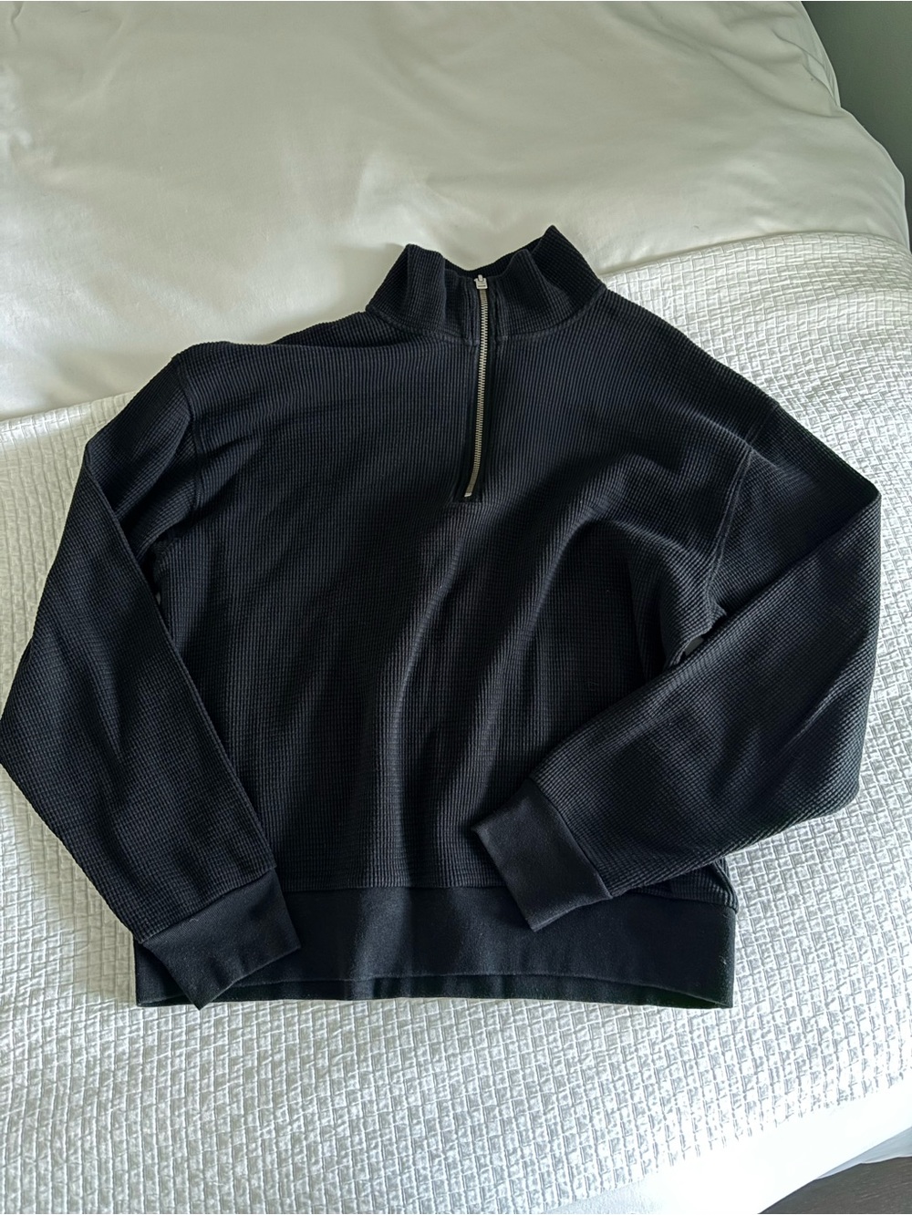 TNA Waffle Half-Zip Sweater